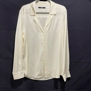 Quince Ivory Silk Blouse